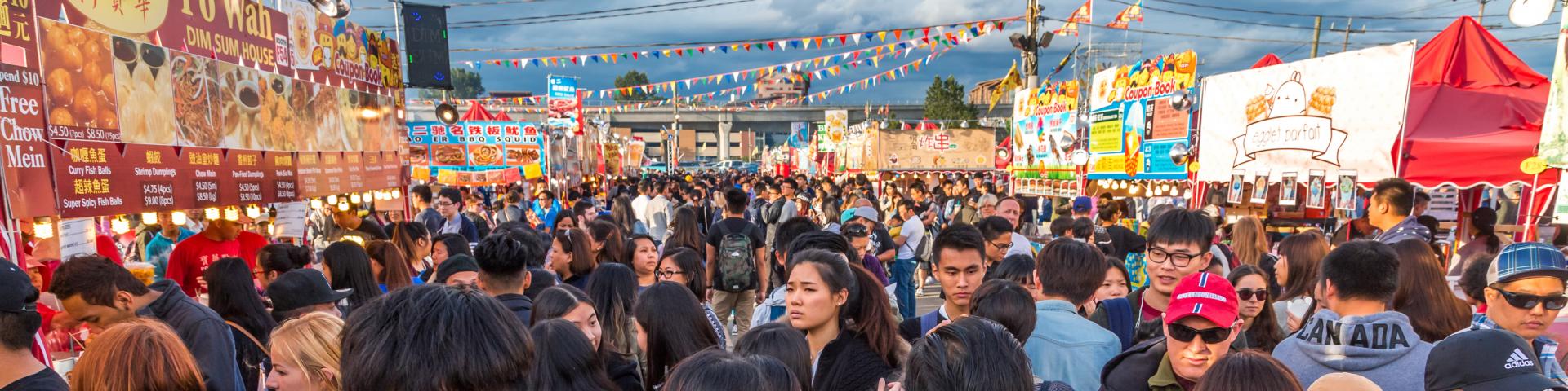 Photo of Crowd at Richmond's Summer Night Market