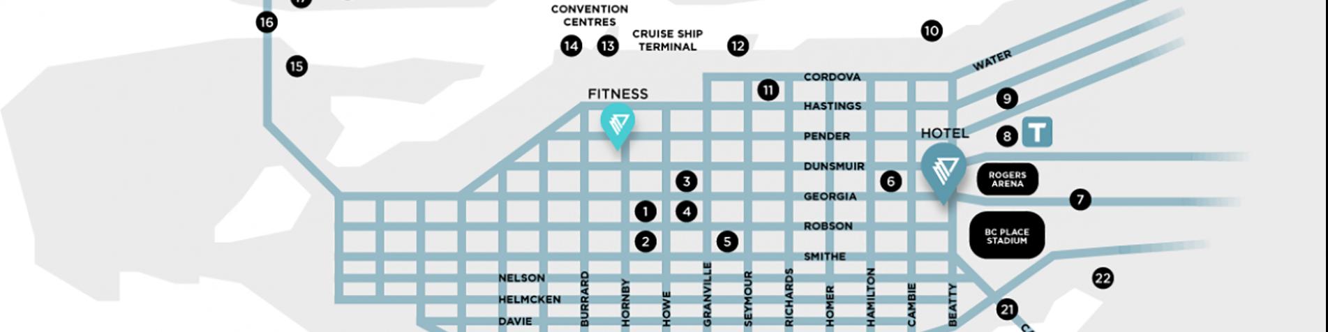 MAP points of interest
