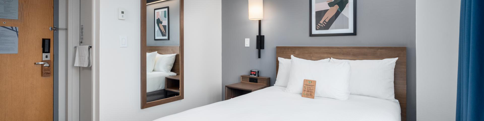 Double Bed with Shared Bathroom