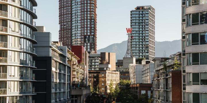 The Crosstown neighbourhood of Vancouver