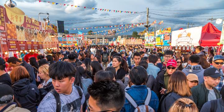 Photo of Crowd at Richmond's Summer Night Market