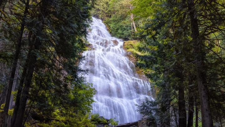 Bridal Veil Falls in BC