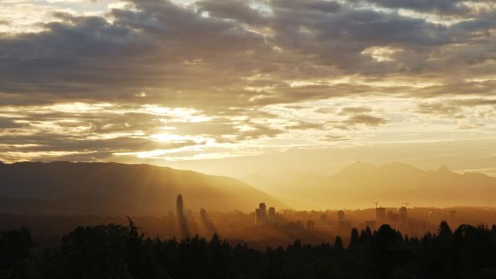 View at Burnaby Mountain