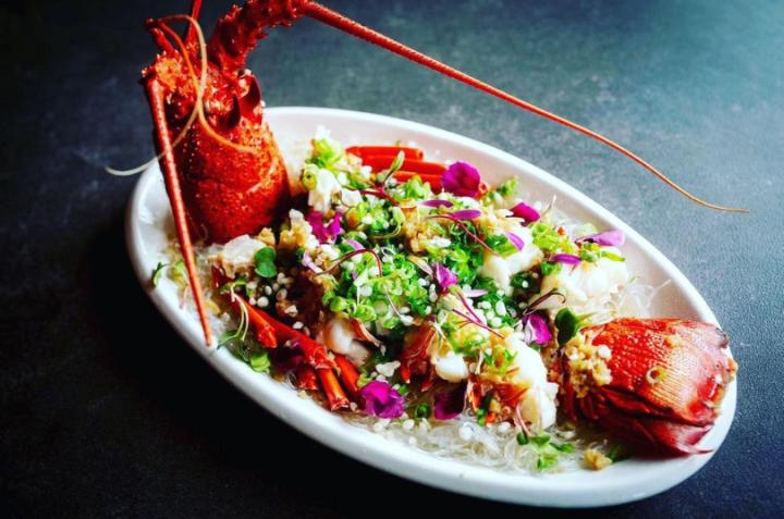 Lobster dish at QuanJuDe 