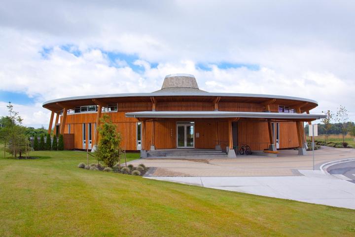 Outside of Musqueam Cultural Education Resource Centre and Museum 