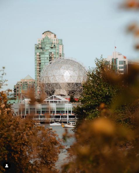 Science World from Habitat Island by ian_lui on Instagram