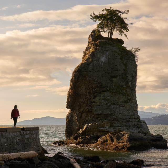 Stanley Park Siwash Rock 