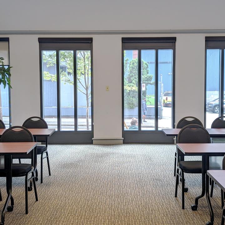 Canfor and Royal Combined room - classroom - Hotel Willo in Vancouver Meeting room rentals